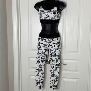 ACTIVE SET CAMO TOP SZ M LEGGING SZ M